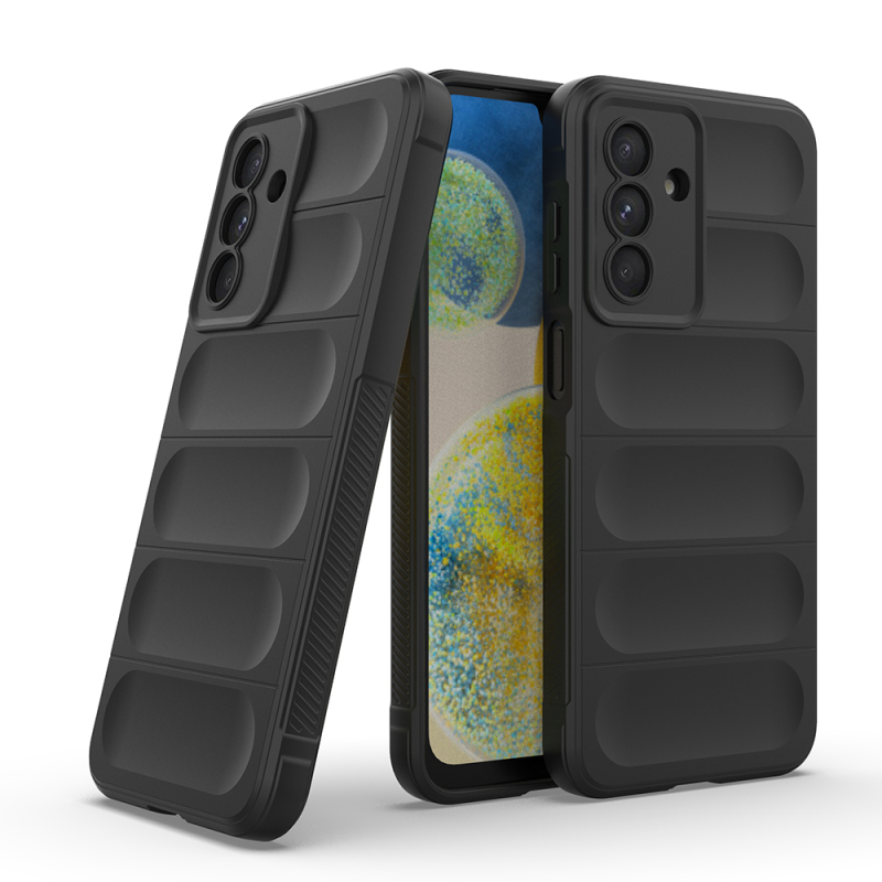 Galaxy A56 Case Flexible TPU Hollow Back Surface Design Zore Ethnic Silicone Cover - 21