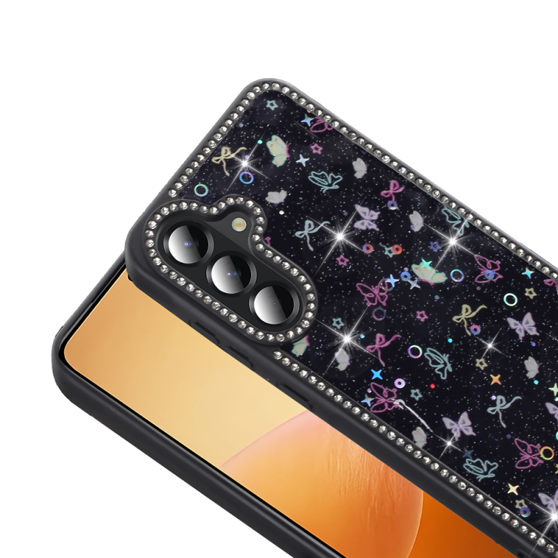 Galaxy A56 Case Stone and Glitter Design Zore Azra Cover - 10