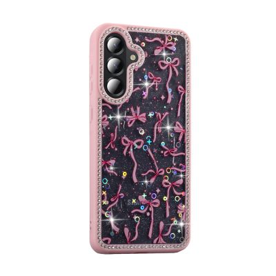 Galaxy A56 Case Stone and Glitter Design Zore Azra Cover - 5