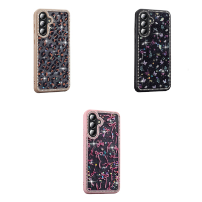 Galaxy A56 Case Stone and Glitter Design Zore Azra Cover - 11