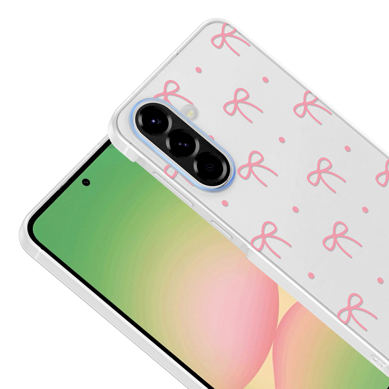 Galaxy A56 Case with Camera Protector, Patterned Zore Clip Cover - 9