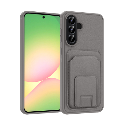 Galaxy A56 Case with Card Holder TPU Zore Bikart Cover - 2