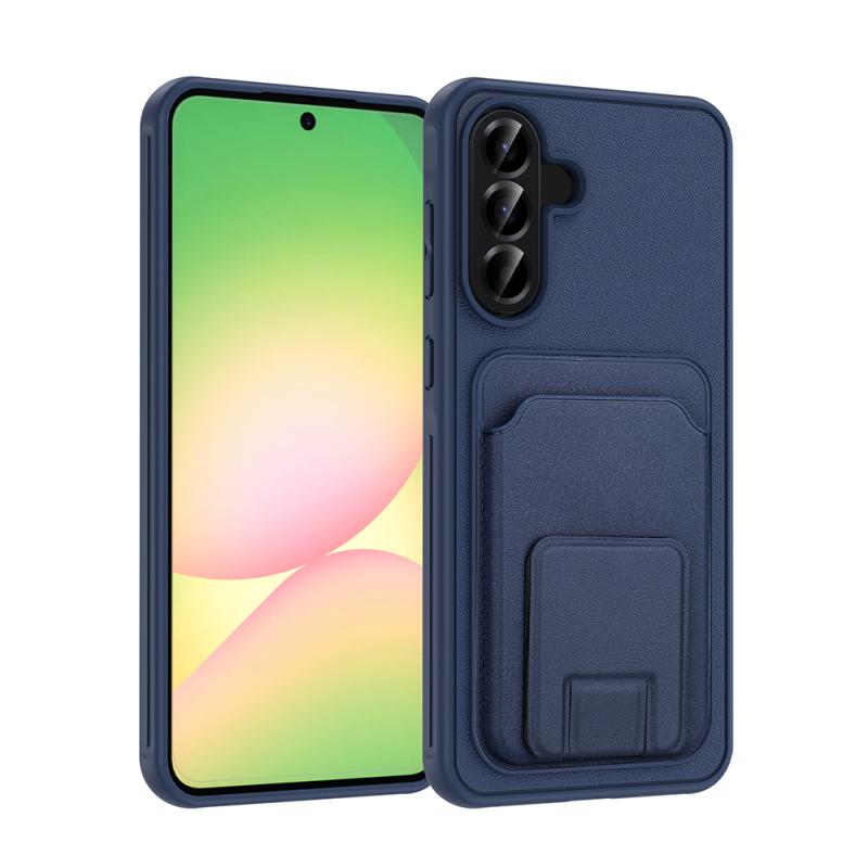 Galaxy A56 Case with Card Holder TPU Zore Bikart Cover - 5