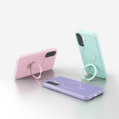 Galaxy A56 Case Zore Samara Cover with M-safe Charging Stand - 11