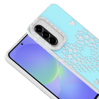 Galaxy A56 Kılıf Damla Taşlı Zore Rivas Sert PC Kapak - 6