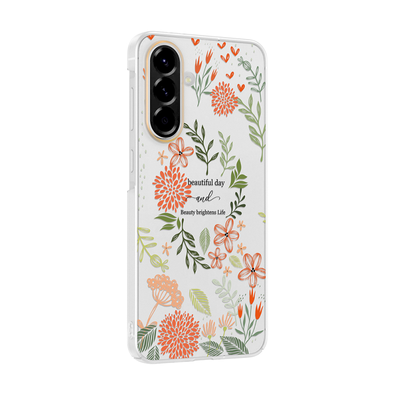 Galaxy A56 Kılıf Kamera Korumalı Desenli Zore Klip Kapak - 7