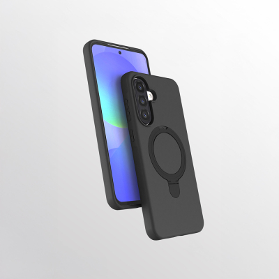 Galaxy A56 Kılıf M-safe Şarj Özellikli Standlı Zore Samara Kapak - 3