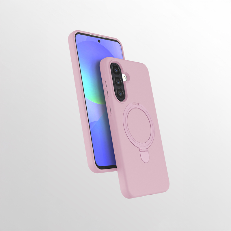 Galaxy A56 Kılıf M-safe Şarj Özellikli Standlı Zore Samara Kapak - 4