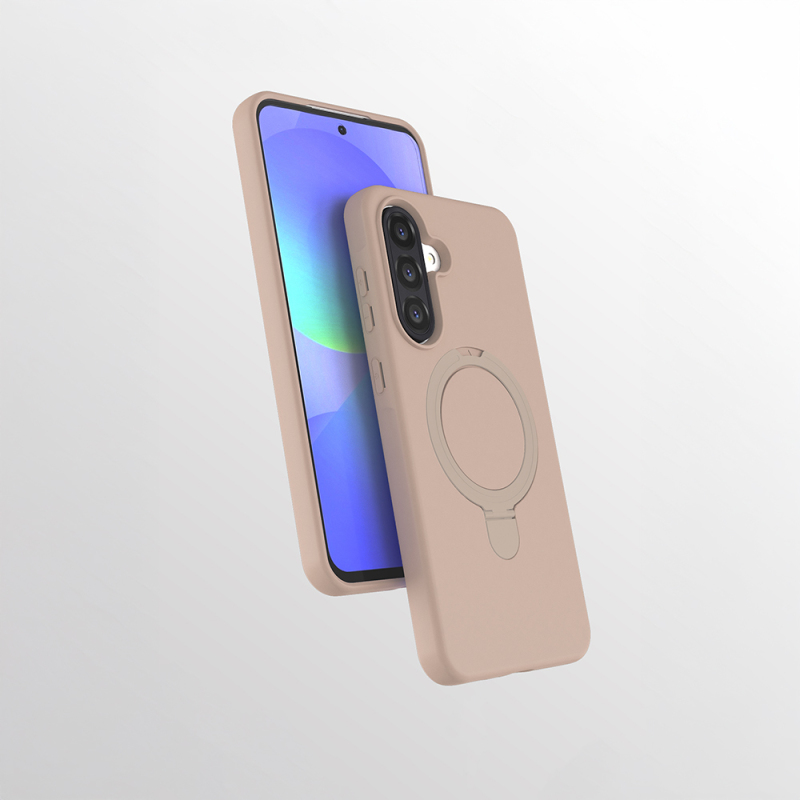 Galaxy A56 Kılıf M-safe Şarj Özellikli Standlı Zore Samara Kapak - 7