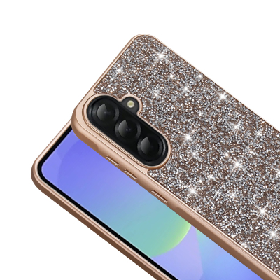Galaxy A56 Kılıf Parlak Taşlı Tasarım Zore Pırlanta Kapak - 10