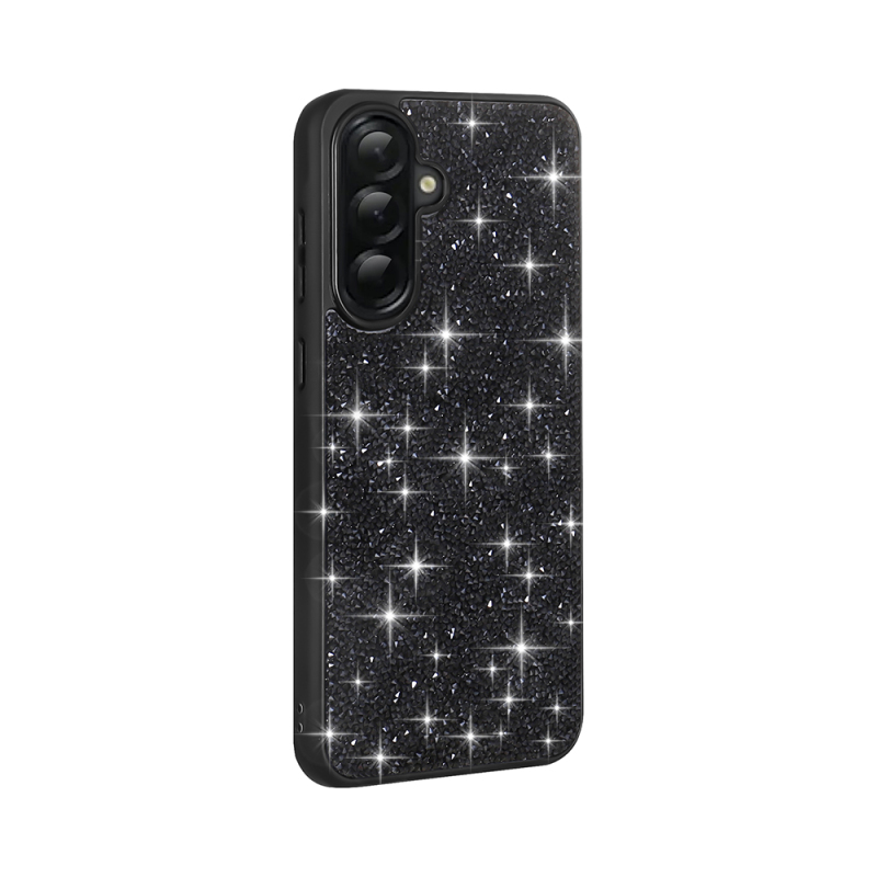 Galaxy A56 Kılıf Parlak Taşlı Tasarım Zore Pırlanta Kapak - 11