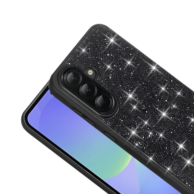 Galaxy A56 Kılıf Parlak Taşlı Tasarım Zore Pırlanta Kapak - 12