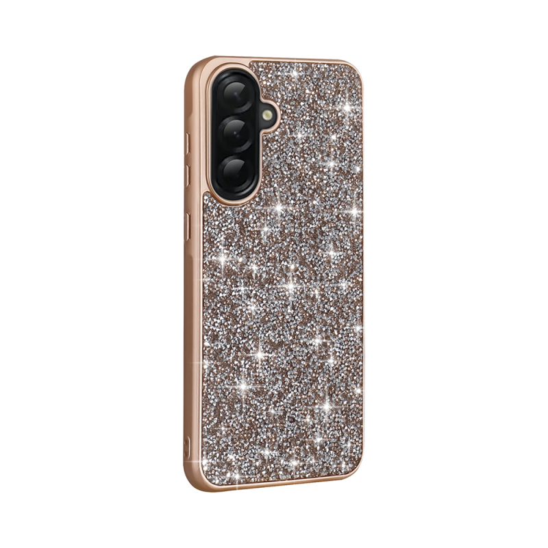 Galaxy A56 Kılıf Parlak Taşlı Tasarım Zore Pırlanta Kapak - 9