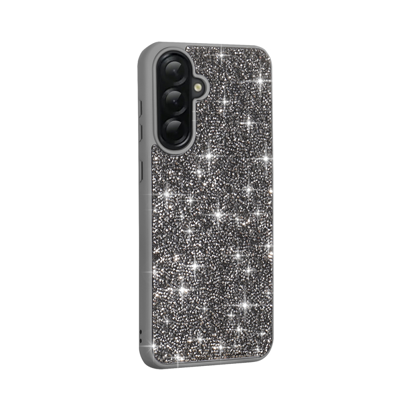 Galaxy A56 Kılıf Parlak Taşlı Tasarım Zore Pırlanta Kapak - 13
