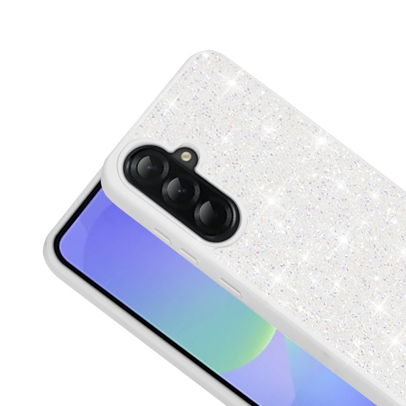 Galaxy A56 Kılıf Parlak Taşlı Tasarım Zore Pırlanta Kapak - 16