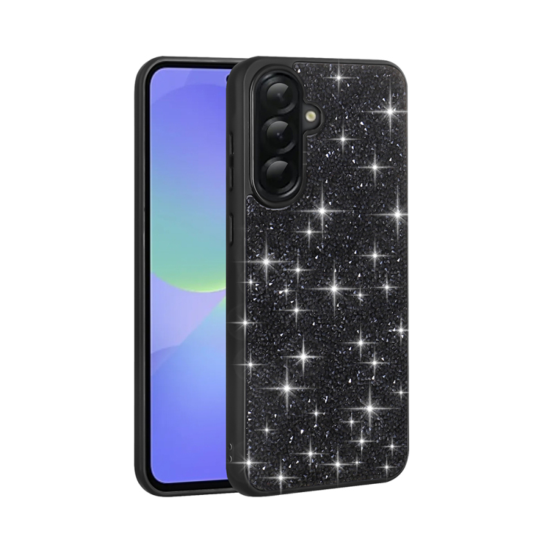 Galaxy A56 Kılıf Parlak Taşlı Tasarım Zore Pırlanta Kapak - 4