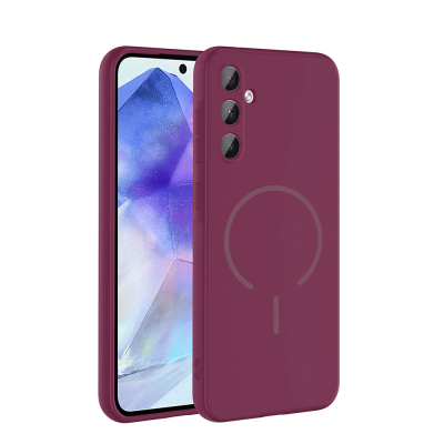 Galaxy A57 Case M-safe Charging Enabled Zore Meta Cover - 6