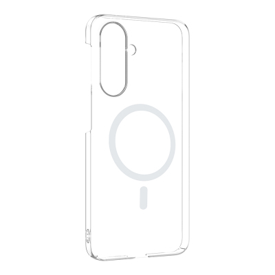Galaxy A57 Kamera Korumalı M-Safe Şarj Özellikli Şeffaf Zore London Sert PC Kapak - 1