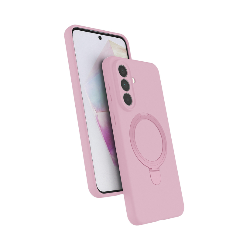 Galaxy A57 Kılıf M-safe Şarj Özellikli Standlı Zore Samara Kapak - 3