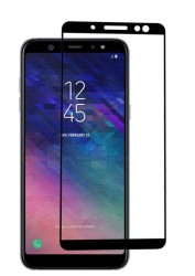 Galaxy A6 Plus 2018 Zore Kenarları Kırılmaya Dayanıklı Cam Ekran Koruyucu - 3