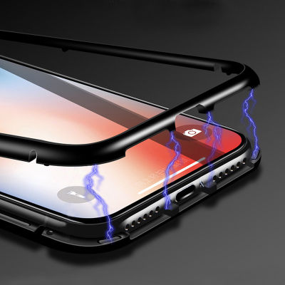 Galaxy A7 2018 Kılıf Zore Devrim Mıknatıslı Cam Kapak - 5