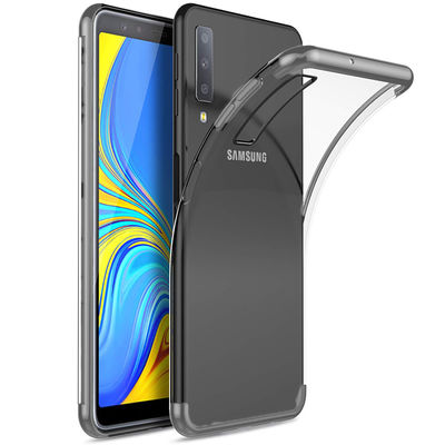 Galaxy A7 2018 Kılıf Zore Dört Köşeli Lazer Silikon Kapak - 12