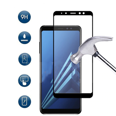 Galaxy A7 2018 Zore Kenarları Kırılmaya Dayanıklı Cam Ekran Koruyucu - 5