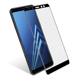 Galaxy A7 2018 Zore Kenarları Kırılmaya Dayanıklı Cam Ekran Koruyucu - 2