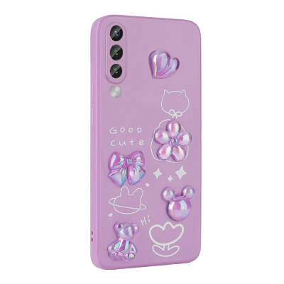 Galaxy A70 Case Relief Figured Shiny Zore Toys Silicone Cover - 3