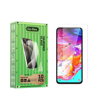 Galaxy A70 Go Des Fingerprint Free 9H Oleophobic Bom Glass Screen Protector 10 Pack - 2