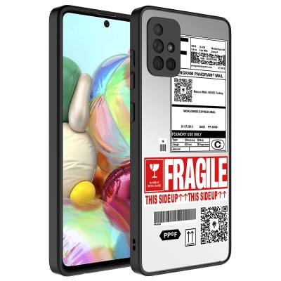 Galaxy A71 Case Mirror Patterned Camera Protected Glossy Zore Mirror Cover - 6