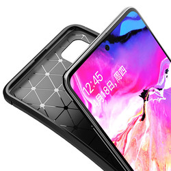 Galaxy A71 Case Zore Negro Silicon Cover - 4