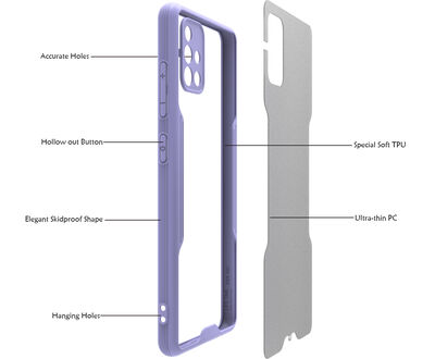 Galaxy A71 Case Zore Parfe Cover - 3