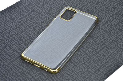 Galaxy A71 Case Zore Dört Köşeli Lazer Silicon Cover - 4