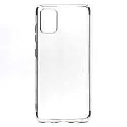 Galaxy A71 Case Zore Dört Köşeli Lazer Silicon Cover - 11