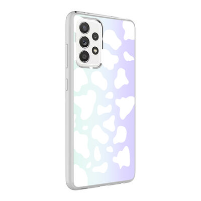 Galaxy A72 Case Zore M-Blue Patterned Cover - 4