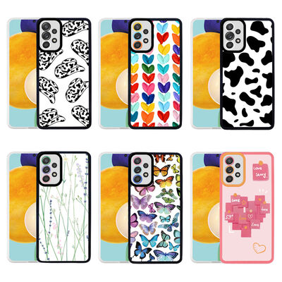 Galaxy A72 Case Zore M-Fit Patterned Cover - 2