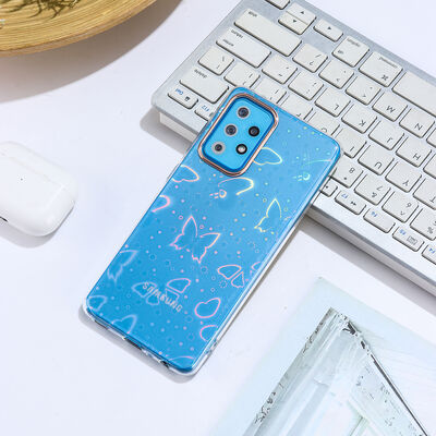 Galaxy A72 Case Zore Sidney Patterned Hard Cover - 4