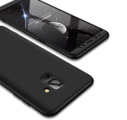 Galaxy A8 2018 Kılıf Zore 360 3 Parçalı Rubber Kapak - 1