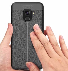 Galaxy A8 2018 Kılıf Zore Niss Silikon Kapak - 3