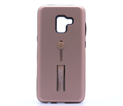 Galaxy A8 2018 Kılıf Zore Olive Standlı Kapak - 9