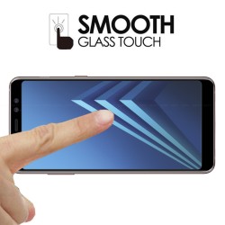 Galaxy A8 Plus 2018 Zore Ekranı Tam Kaplayan Düz Cam Koruyucu - 3