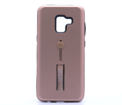 Galaxy A8 Plus 2018 Kılıf Zore Olive Standlı Kapak - 7