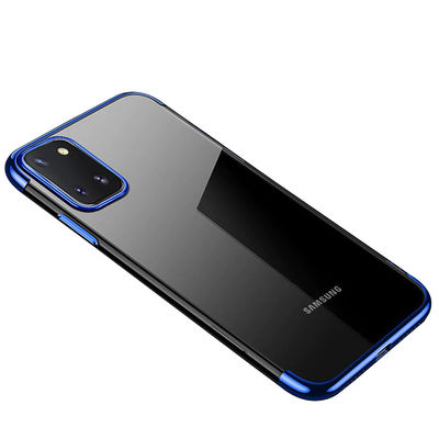 Galaxy A81 (Note 10 Lite) Case Zore Dört Köşeli Lazer Silicon Cover - 1
