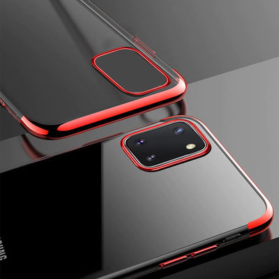 Galaxy A81 (Note 10 Lite) Case Zore Dört Köşeli Lazer Silicon Cover - 5