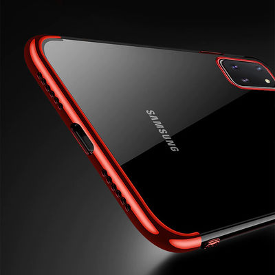Galaxy A81 (Note 10 Lite) Case Zore Dört Köşeli Lazer Silicon Cover - 6