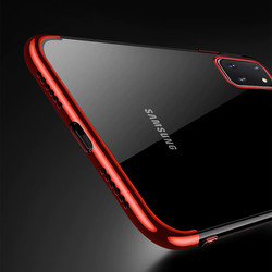 Galaxy A81 (Note 10 Lite) Kılıf Zore Dört Köşeli Lazer Silikon Kapak - 6