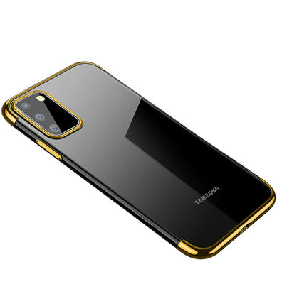 Galaxy A91 (S10 Lite) Case Zore Dört Köşeli Lazer Silicon Cover - 11