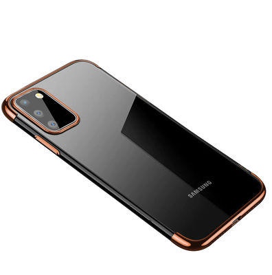 Galaxy A91 (S10 Lite) Case Zore Dört Köşeli Lazer Silicon Cover - 14