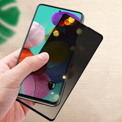 Galaxy A91 (S10 Lite) Zore New 5D Privacy Tempered Screen Protector - 4